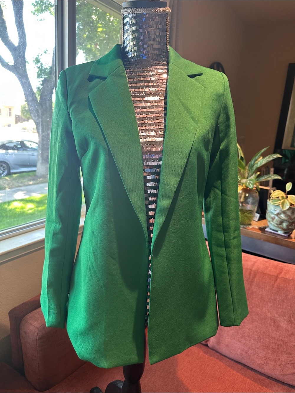 Missguided Emerald Green Tailored Blazer